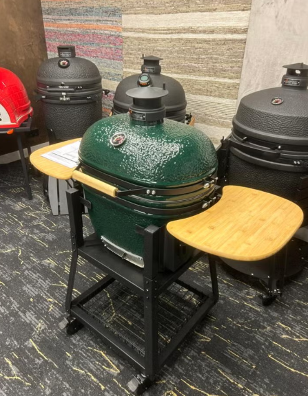 Ovale 23 inch Banditgrill Kamado - Groen/Zwart