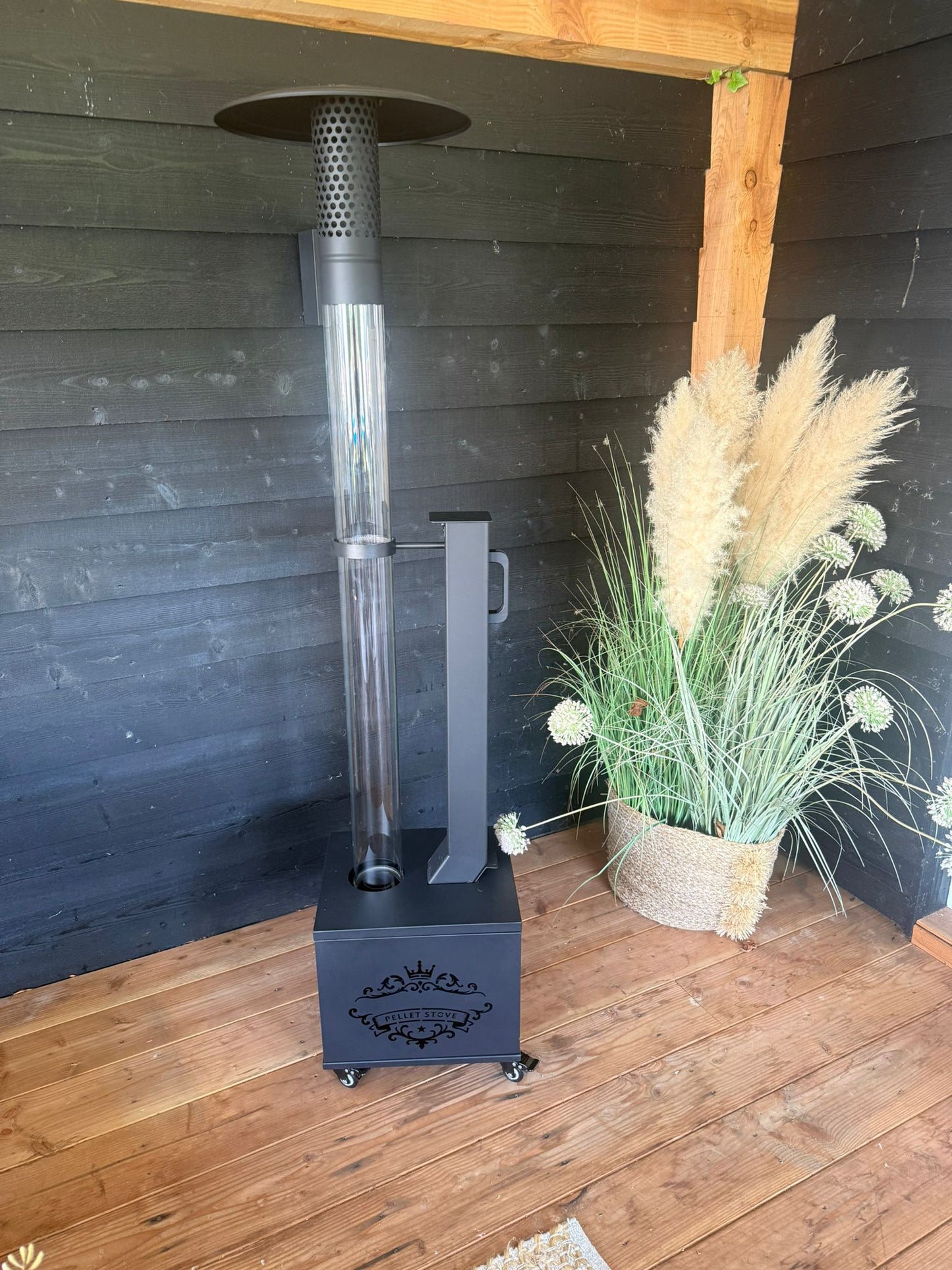 Pelletflare mobiele pelletkachel luxe rustiek